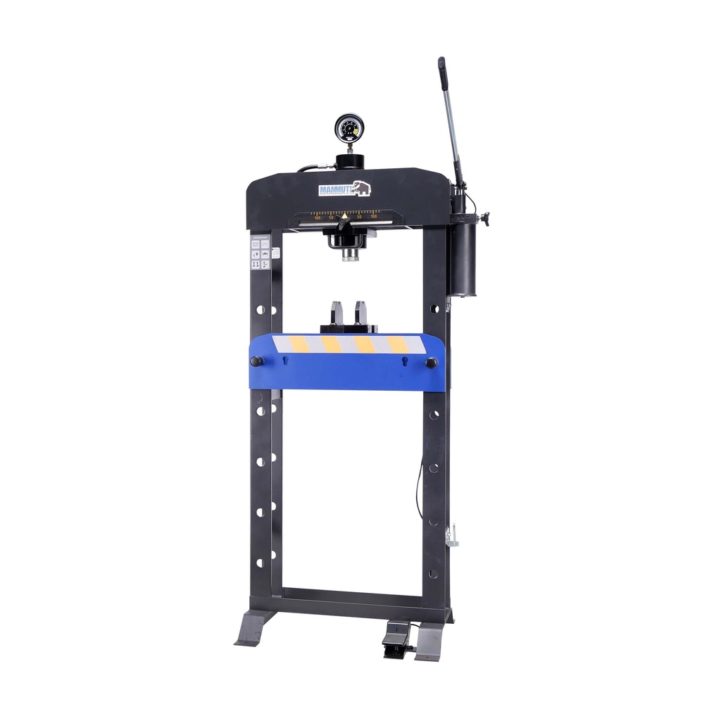 Workshop press air hydraulic with foot pedal 30 tons | Valkenpower